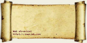 Jana Trmčević vizit kartica